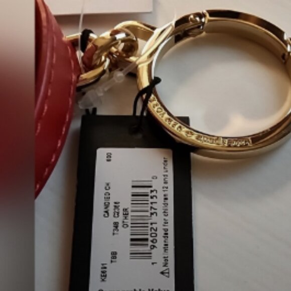 Kate Spade & Disney Beauty & The Beast 3D Flora Red Rose Coin/Key /Bag C… - Picture 7 of 9